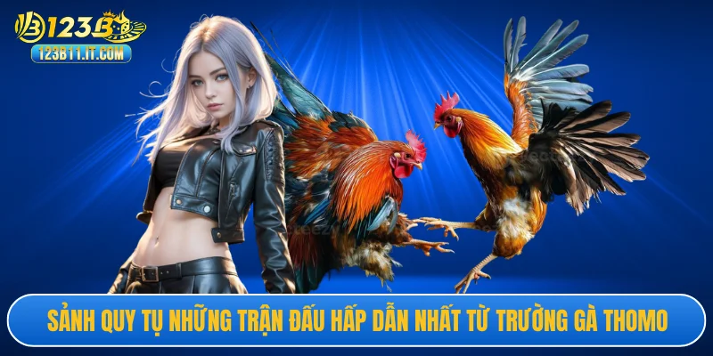 Sảnh quy tụ những trận đấu hấp dẫn nhất từ trường gà Thomo